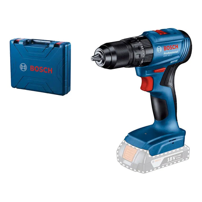 BATTERY BRUSHLESS IMPACT DRILL BOSCH PROFESSIONAL GSB 185 18 V 50.00 nm WITHOUT BATTERY AND CHARGER CASE - Акумулаторни