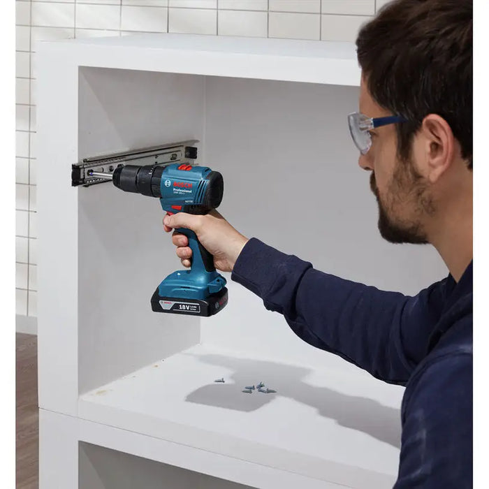 BATTERY BRUSHLESS IMPACT DRILL BOSCH PROFESSIONAL GSB 185 18 V 50.00 nm WITHOUT BATTERY AND CHARGER CASE - Акумулаторни