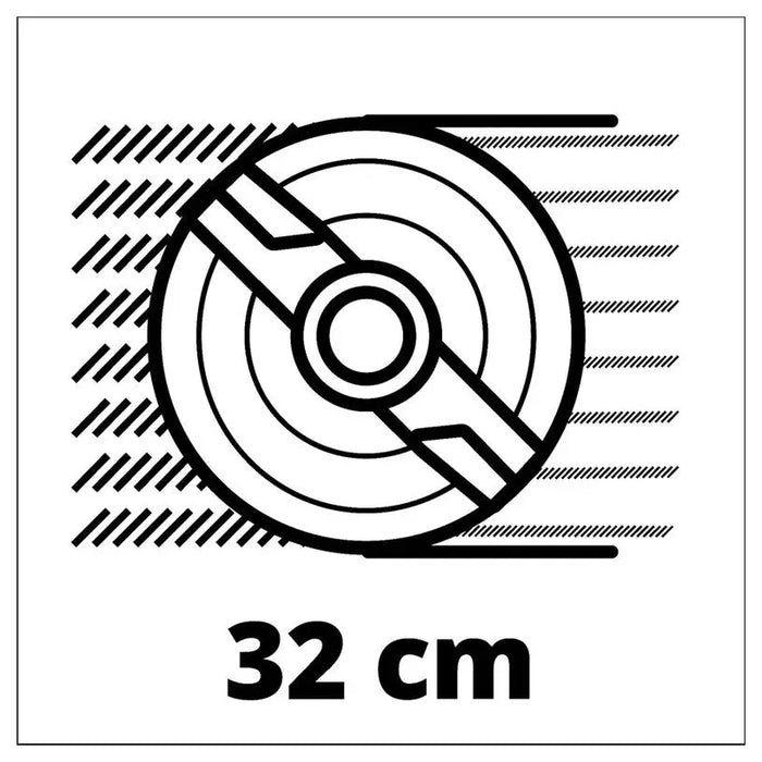 BATTERY BRUSHLESS MOWER EINHELL GE-CM 18/32 Li 18 V MOWING WIDTH 32.00 cm WITHOUT BATTERY AND CHARGER - Електрически