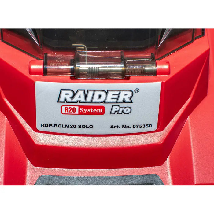 BATTERY BRUSHLESS MOWER RAIDER PRO RDP-BCLM20 20 V MOWING WIDTH 37.00 cm WITHOUT BATTERY AND CHARGER - Електрически
