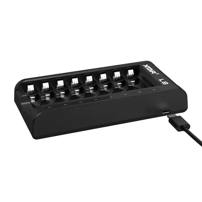 Battery charger AA/AAA 1,5 V i 1,2V smart - 8 slots - Battery chargersBAL-LAD<<<batteries and chargersBAL<<<ActionPL