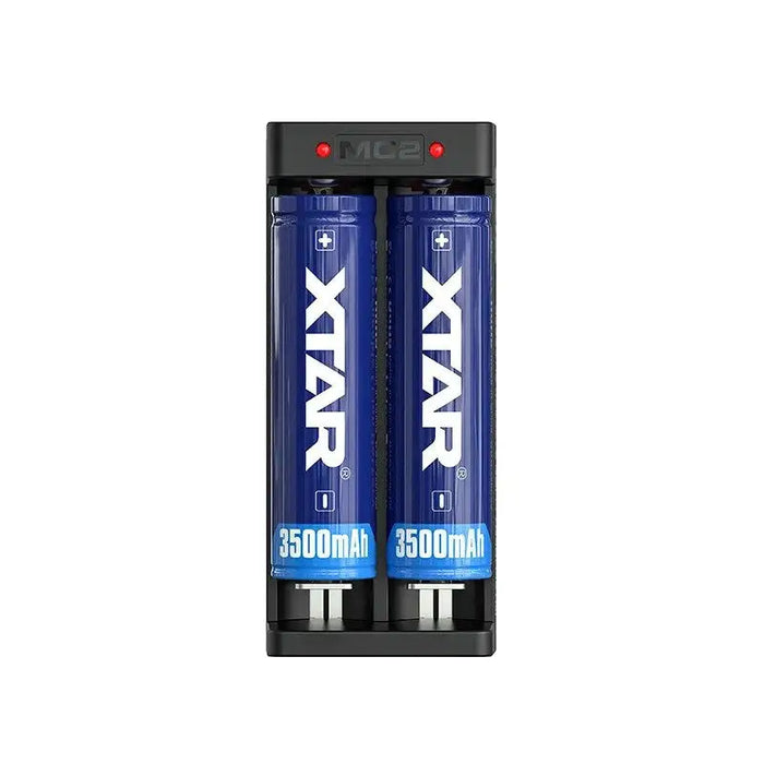 Battery charger Li-ion 18650 USB-C - 2 slots - Battery chargersBAL-LAD<<<batteries and chargersBAL<<<ActionPL