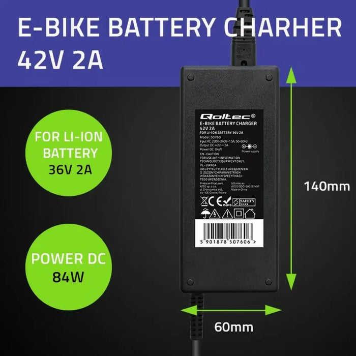 Battery Charger Qoltec 50760 - Аксесоари за Фотоапарати и Видеокамери<<<Електроника Фотография и Видео<<<Компютри|
