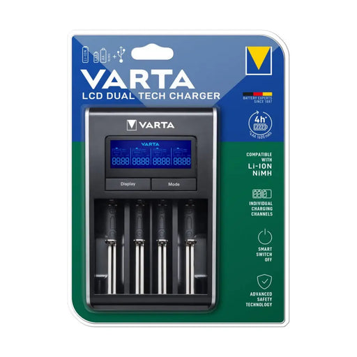 Battery charger Varta 57676 101 401 AA/AAA Batteries x 4 - Електроника Батерии<<<Компютри|