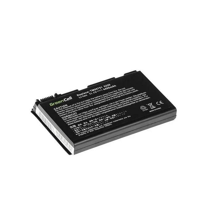 Battery for laptop GREEN CELL Acer TravelMate 5220 5520 5720 7520 7720 Extensa 5100 5220 5620 5630 11.1V 4400mAh