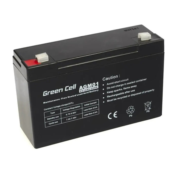 Battery for Uninterruptible Power Supply System UPS Green Cell AGM01 12 Ah - SAI<<<Електроника Периферни и резервни