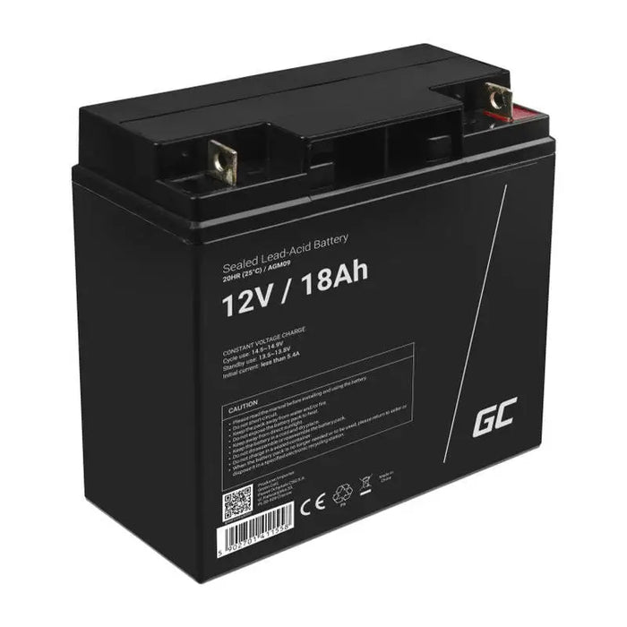 Battery for Uninterruptible Power Supply System UPS Green Cell AGM09 18000 mAh 12 V - Batteries<<<Rechargeable