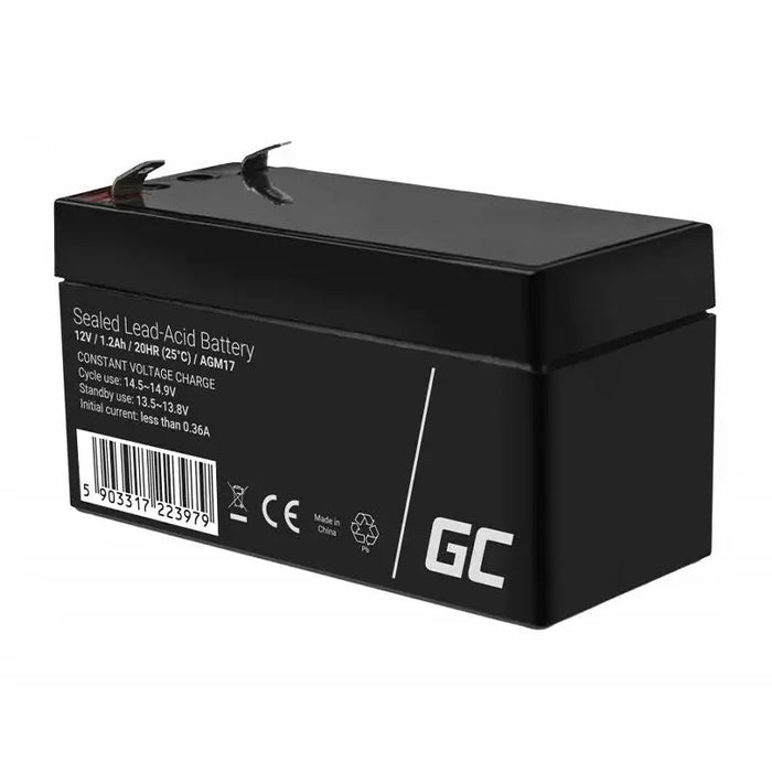 Battery for Uninterruptible Power Supply System UPS Green Cell AGM17 1.2 Ah 12 V - Batteries<<<Rechargeable