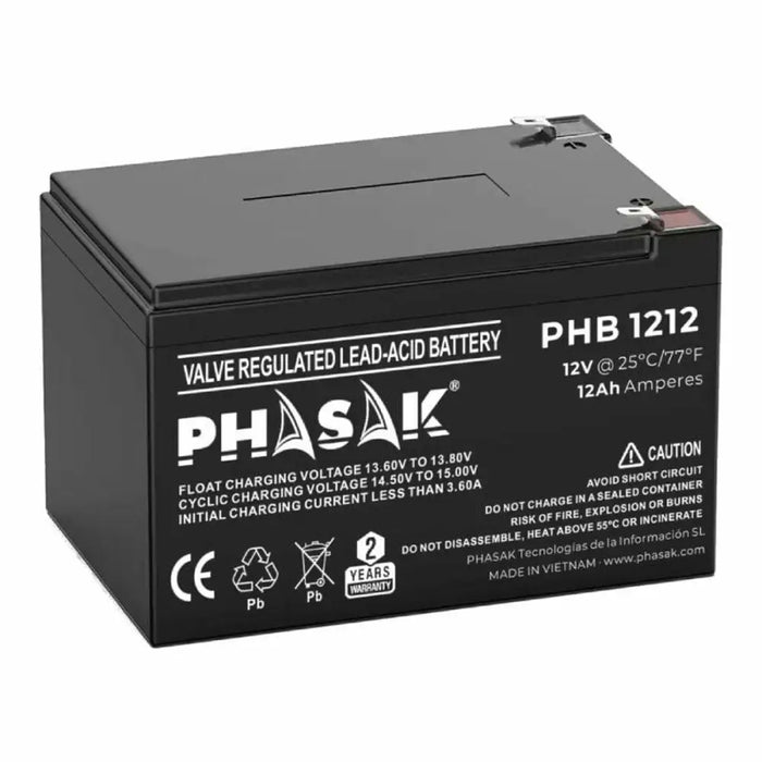 Battery for Uninterruptible Power Supply System UPS Phasak PHB 1212 12 Ah 12 V - Електроника Периферни и резервни