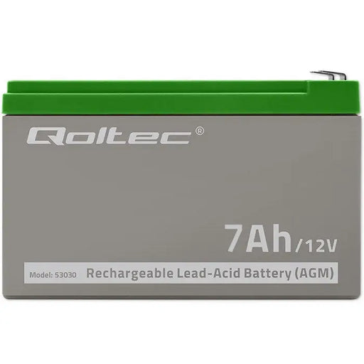 Battery for Uninterruptible Power Supply System UPS Qoltec 53030 7 Ah 12 V - BatteriesZSI-AKU<<<Emergency power