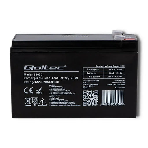 Battery for Uninterruptible Power Supply System UPS Qoltec 53031 9 Ah 12 V - SAI<<<Електроника Периферни и резервни