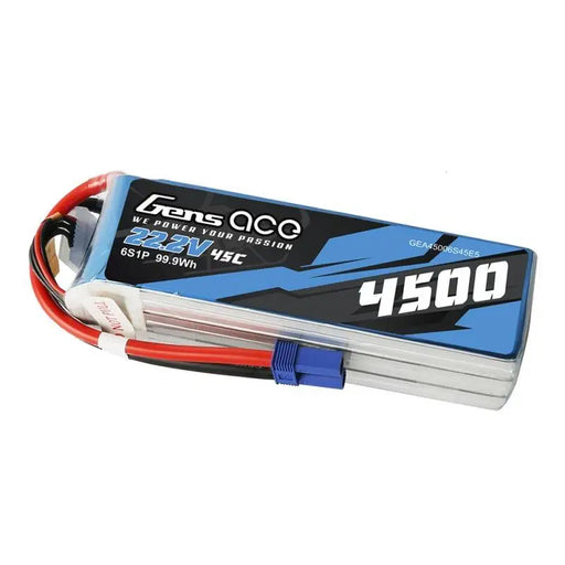 Battery Gens Ace 4500mAh 22.2V 45C 6S1P - Lithium and NiMH<<<Batteries<<<RC models<<<InnproXML