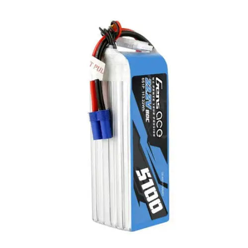 Battery GensAce 5100mAh 22.2V 80C 6S1P EC5 - Lithium and NiMH<<<Batteries<<<RC models<<<InnproXML