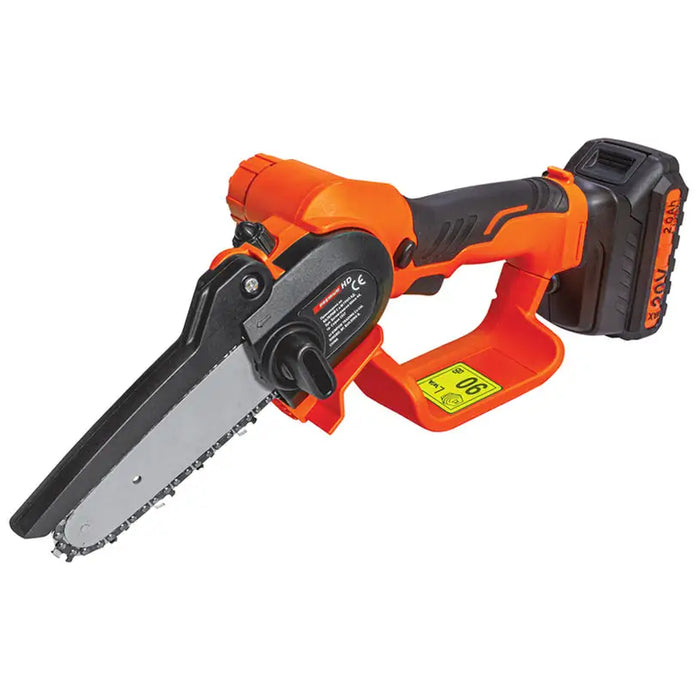 BATTERY MINI CHAIN SAW PREMIUM HD SET 20 V NUMBER OF BATTERIES 1 2.00 Ah BAR LENGTH 12.00 cm BAR LENGTH 12.00 cm