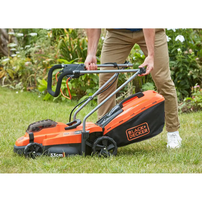 BATTERY MOWER BLACK&DECKER BCMW3318L2-QW 18 V MOWING WIDTH 33.00 cm NUMBER OF BATTERIES 2 2.50 Ah - Електрически