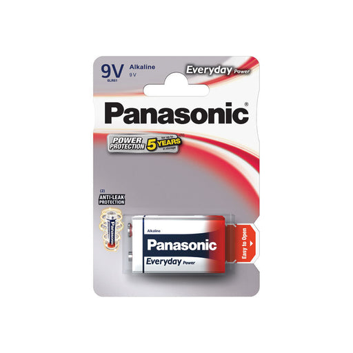 BATTERY PANASONIC 6LR61 EPS 9V - Батерии<<<Батерии и фенери<<<Осветление<<<Praktiker&&&Батерии<<<Аксесоари за