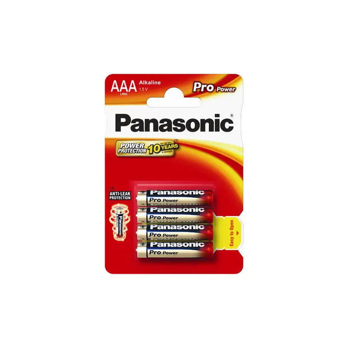 BATTERY PANASONIC AAA LR03 - Батерии<<<Батерии и фенери<<<Осветление<<<Praktiker&&&Батерии и зарядни<<<Дом и