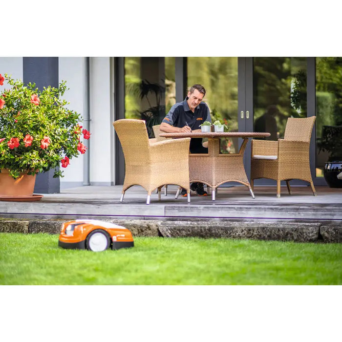 BATTERY ROBOT MOWER STIHL RMI 422.2 P 18 V GPS MOWING WIDTH 20.00 cm 1500 m² - Косачки роботи<<<Градински