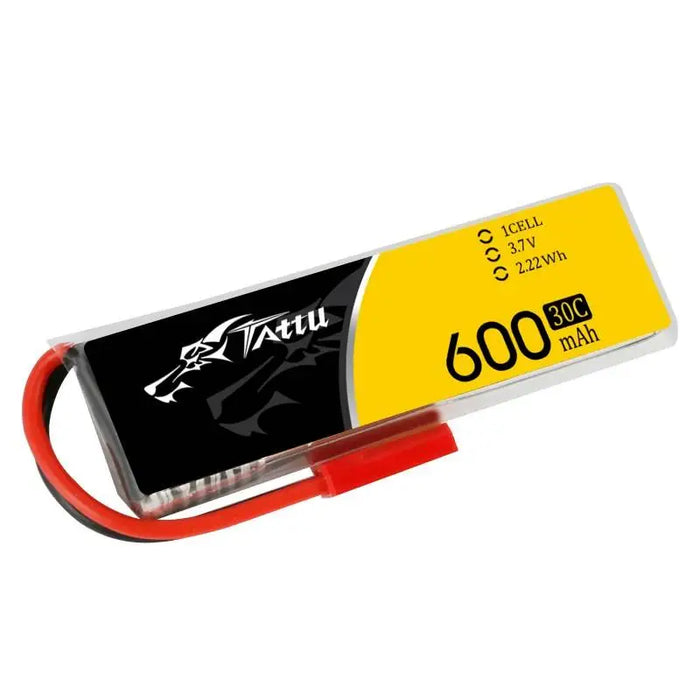 Battery Tattu 600mAh 3,7V 30C 1S1P JST - Lithium and NiMH<<<Batteries<<<RC models<<<InnproXML