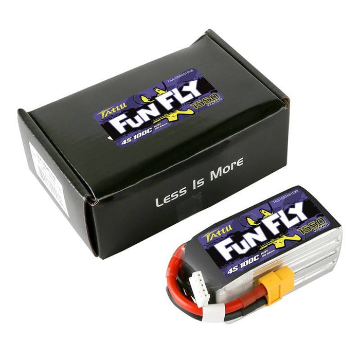 Battery Tattu Funfly 1550mAh 14,8V 100C 4S1P - Lithium and NiMH<<<Batteries<<<RC models<<<InnproXML
