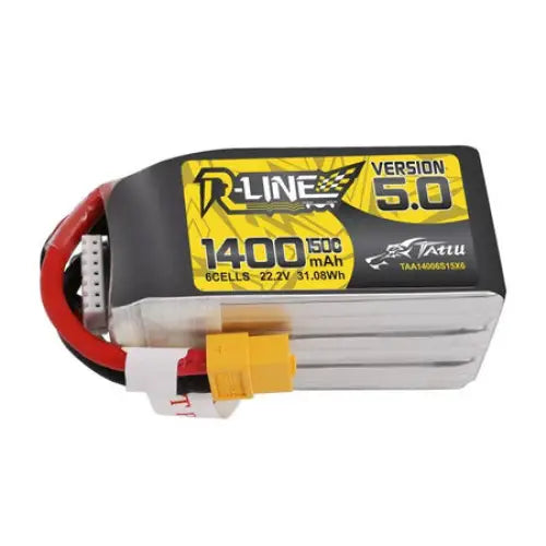 Battery Tattu R-Line 5.0 1400mAh 22.2V 150C 6S1P XT60 - Lithium and NiMH<<<Batteries<<<RC models<<<InnproXML
