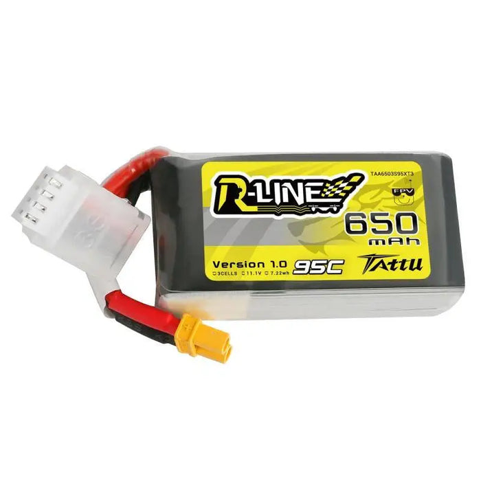 Battery Tattu R-Line 650mAh 11.1V 95C 3S1P XT30 Lipo - Lithium and NiMH<<<Batteries<<<RC models<<<InnproXML