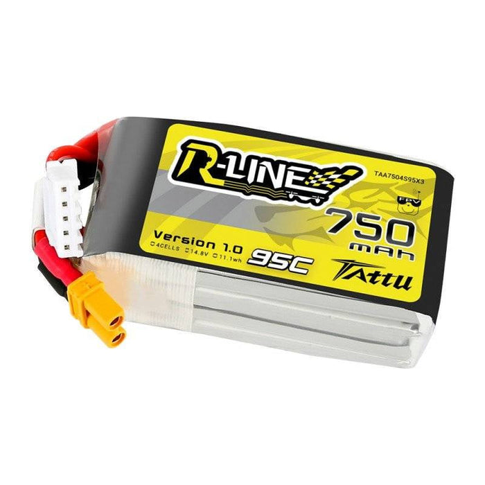 Battery Tattu R-Line 750mAh 14.8V 95C 4S1P JST-XHR - Lithium and NiMH<<<Batteries<<<RC models<<<InnproXML