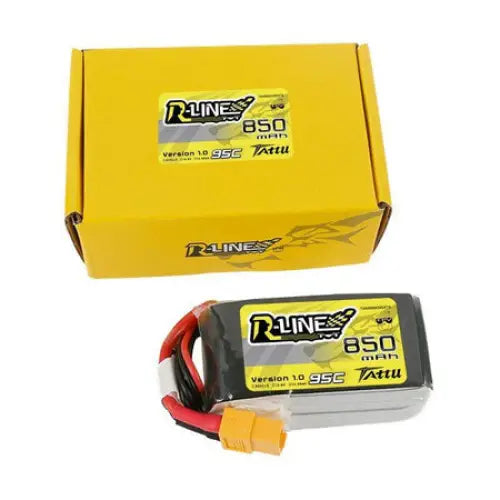 Battery Tattu R-Line 850mAh 14.8V 95C 4S1P - Accessories and parts<<<Industrial drones<<<Drones<<<InnproXML