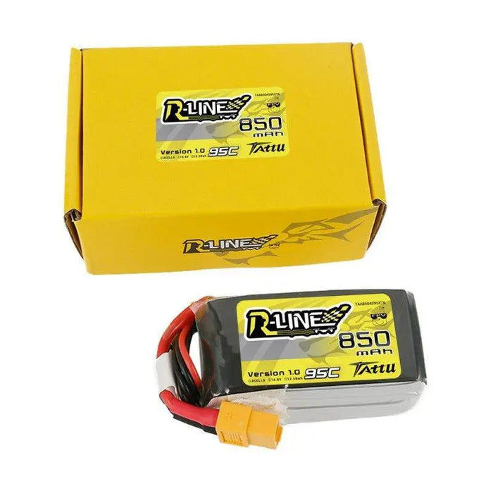 Battery Tattu R-Line 850mAh 14.8V 95C 4S1P - Accessories and parts<<<Industrial drones<<<Drones<<<InnproXML