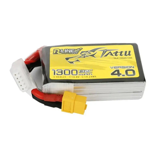 Battery Tattu R-Line Version 4.0 1300mAh 14,8V 130C 4S1P XT60 - Lithium and NiMH<<<Batteries<<<RC models<<<InnproXML