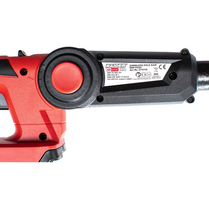 BATTERY TELESCOPIC PRUNER RAIDER PRO RDP-PS20 20 V NUMBER OF BATTERIES 1 2.00 Ah BAR LENGTH 20.00 cm - Електрически и