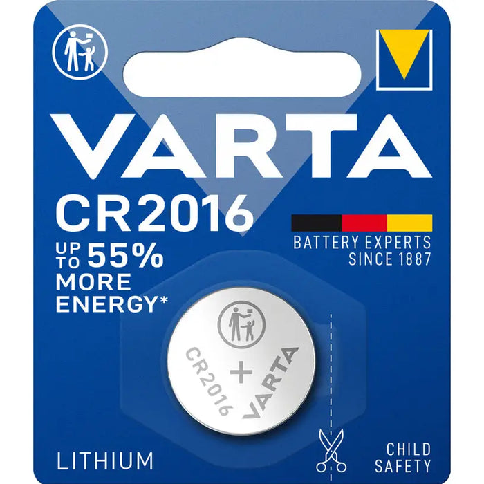 BATTERY VARTA LITHIUM CR2016 - Батерии<<<Батерии и фенери<<<Осветление<<<Praktiker&&&Батерии<<<Аксесоари за