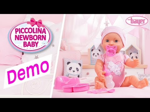 Wetting doll Bayer - Piccolina, with potty, 40 cm
