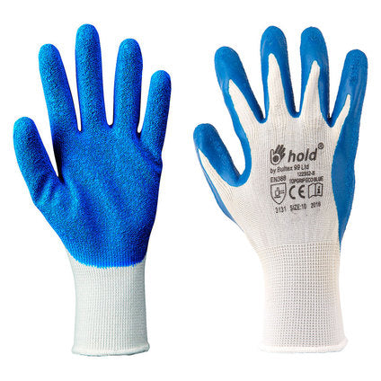 GLOVES SIZE: 10 BE HOLD CARD TOPGRIP ECO-BLUE