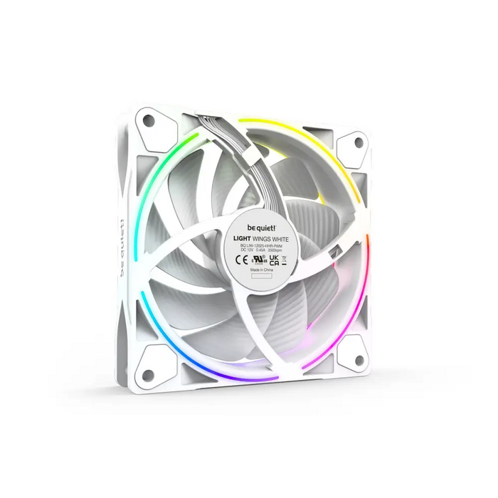 be quiet! Light Wings White | 120mm PWM high-speed Triple-Pack Computer case Fan 12 cm 3 pc(s) - Cooling