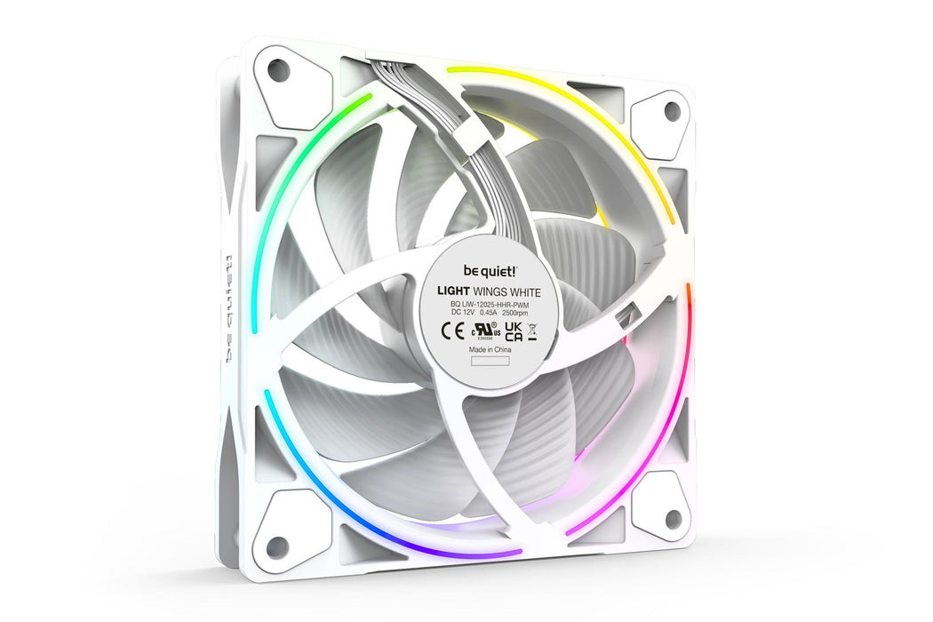 be quiet! Light Wings White | 120mm PWM high-speed Triple-Pack Computer case Fan 12 cm 3 pc(s)