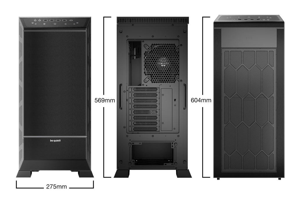 ATX Semi-tower Box Be Quiet! BGW50 Black Multicolour