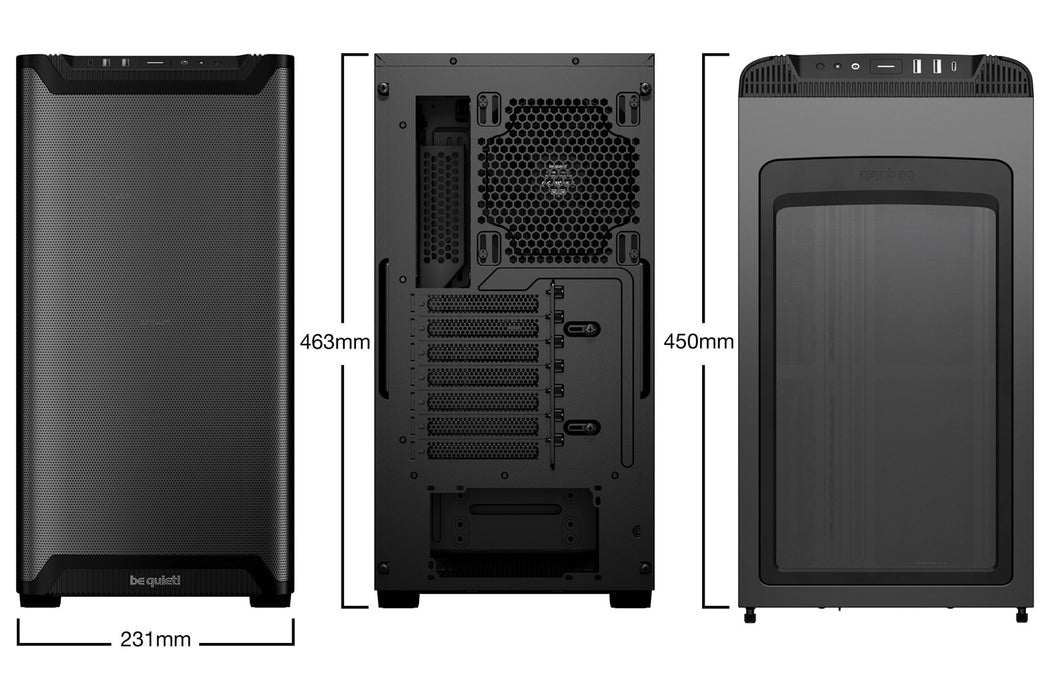 ATX Micro Box Be Quiet! BGW74 Black