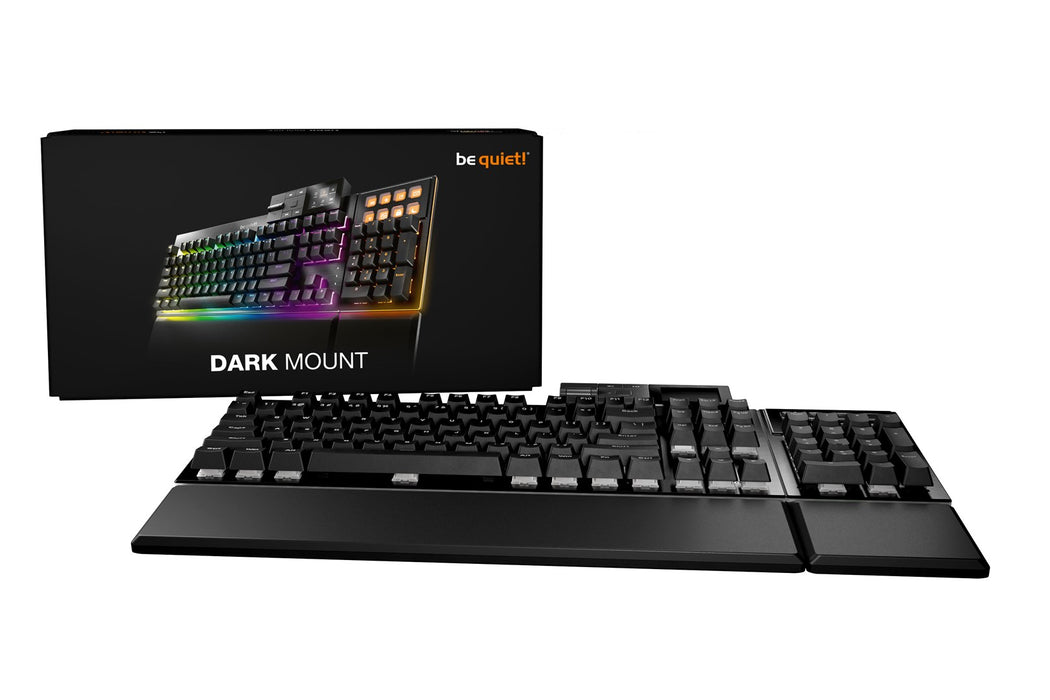 be quiet! Dark Mount Silent Tactile US ANSI keyboard Gaming USB QWERTY US English Black