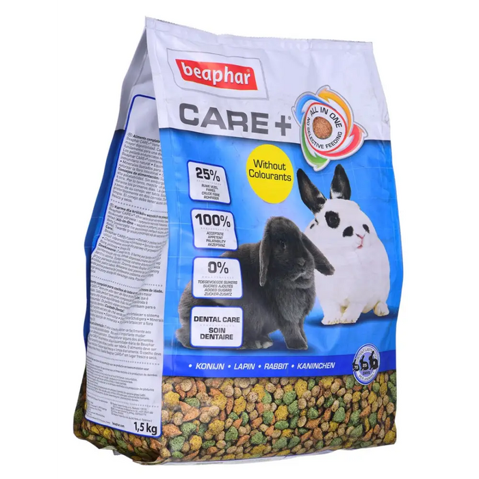 Beaphar Care+ Rabbit food for rabbits - 1.5 kg - FodderDMZ-KAR<<<For small animalsDMZ<<<ActionPL