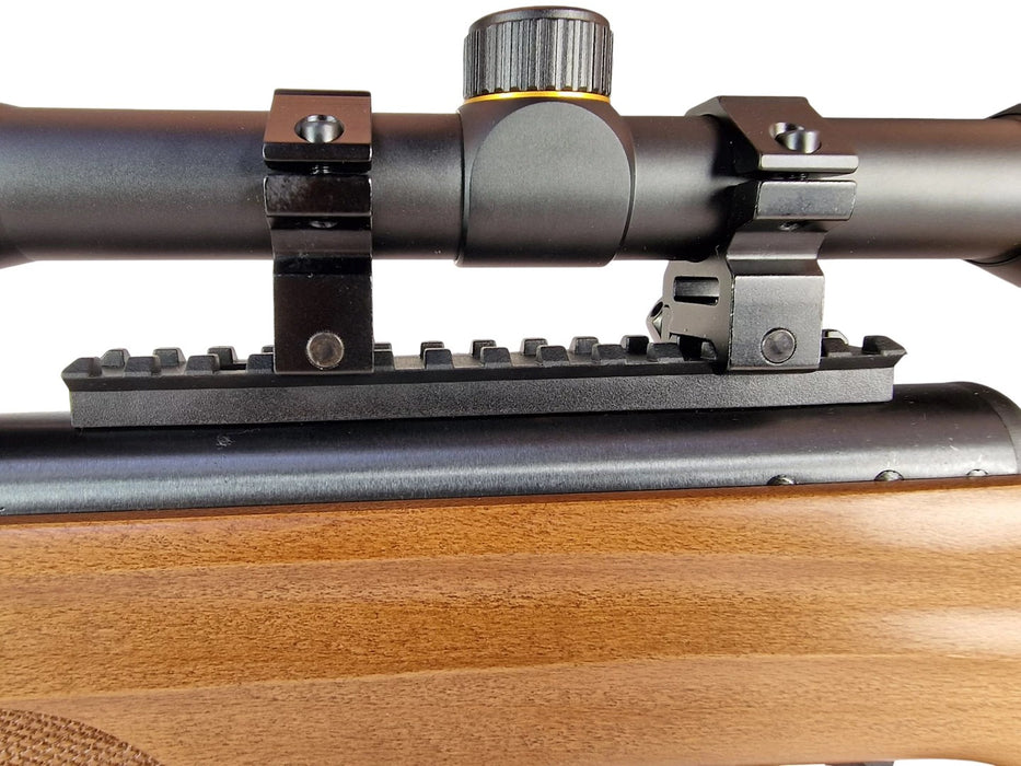 BEEMAN 10620 4.5mm air rifle 1-shot with 6x40 scope wood up to17J