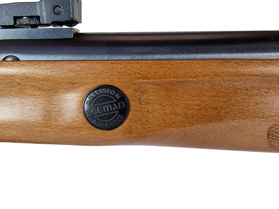 BEEMAN 10620 4.5mm air rifle 1-shot with 6x40 scope wood up to17J