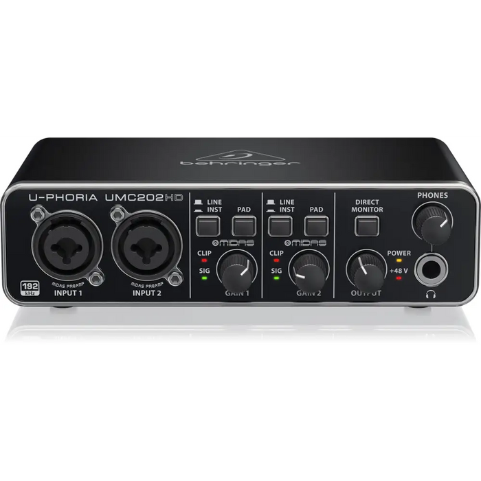 Behringer UMC202HD recording audio interface - InterfacesIKL-INT<<<TastaturenIKL<<<ActionPL