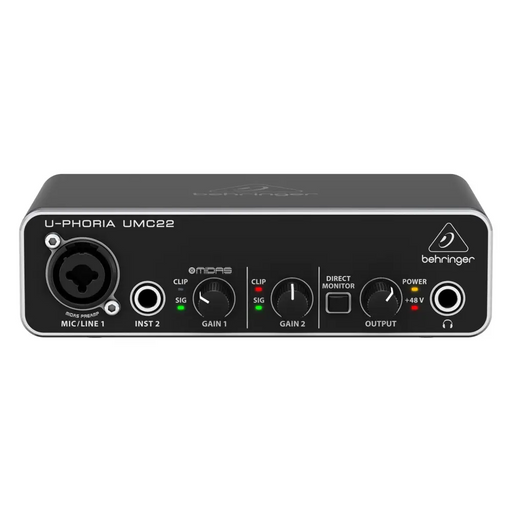 Behringer UMC22 supplementary music equipment Concert/Studio Pre-amp - InterfacesIKL-INT<<<TastaturenIKL<<<ActionPL