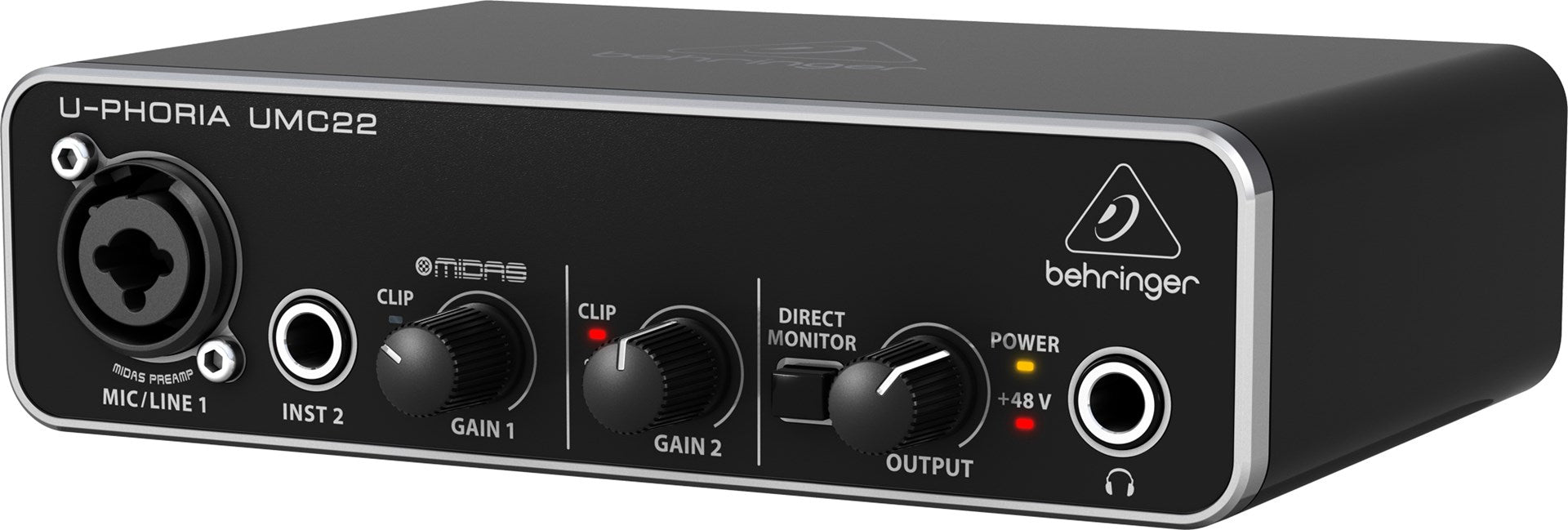 Behringer UMC22 supplementary music equipment Concert/Studio Pre-amp