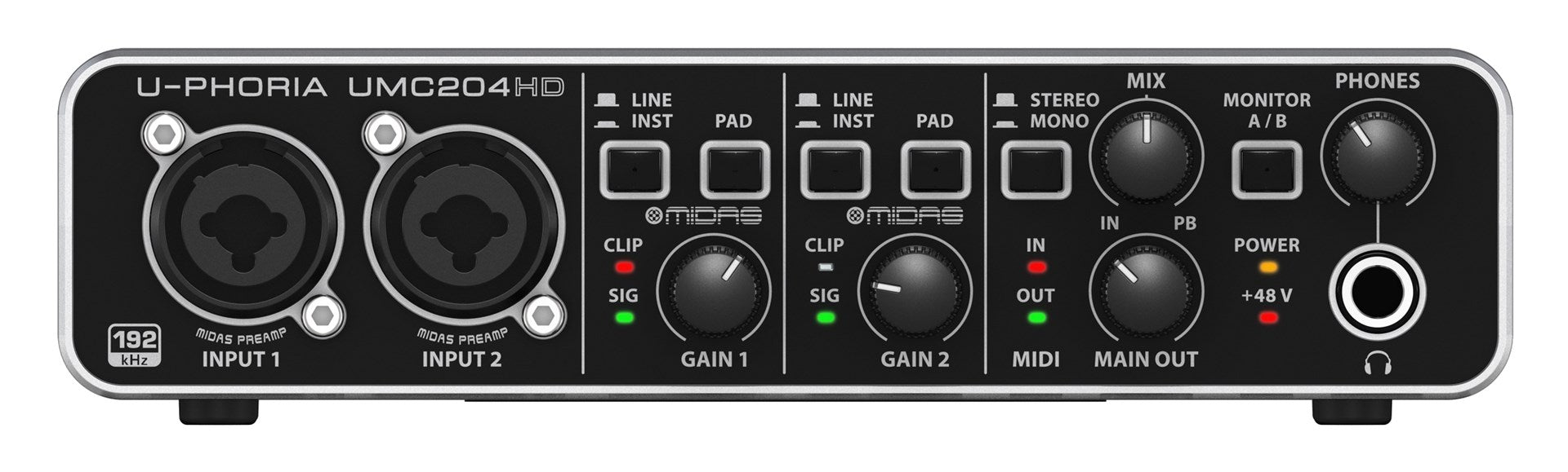 Behringer UMC204HD supplementary music equipment