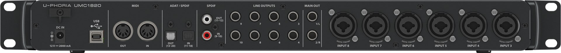 Behringer UMC1820 - USB audio interface