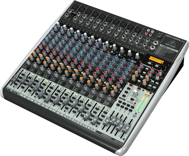 Behringer QX2442USB audio mixer 24 channels