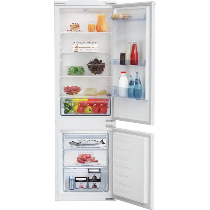 Beko BCSA285K4SN fridge-freezer Built-in 271 L E White - Built-in refrigerators and freezers