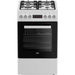 Beko FSE52323DWD cooker Freestanding cooker Electric Gas White - Free-standing kitchensAGD-KWS<<<Home Appliance